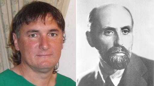 El «indíhena andalú», Juan Porras junto al Nobel de Literatura, Juan Ramón Jiménez