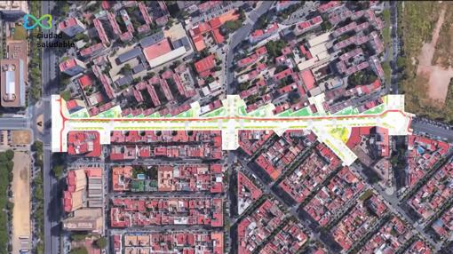 Van a aumentar las aceras y se cambiará el carril bici