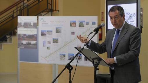 Espadas, en la presentación de la reurbanización de El Greco