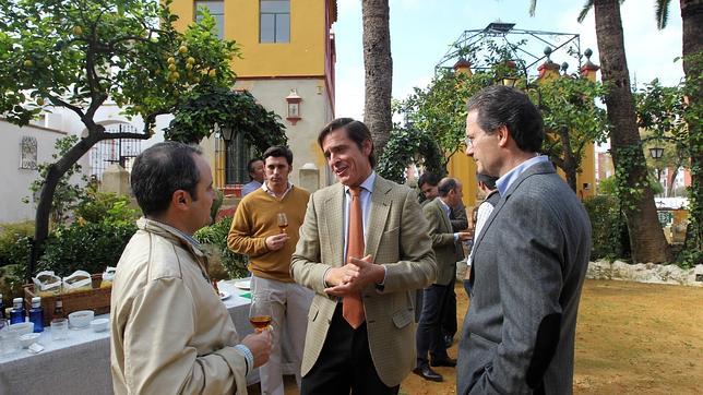 Dávila Miura durante el anuncio de su reaparición en la Real Venta de Antequera