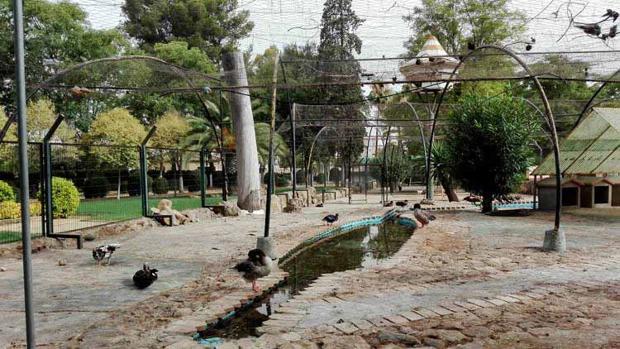 El zoológico del parque de Consolación