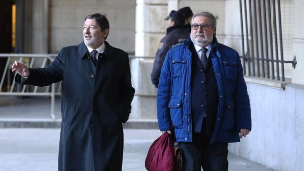 Francisco Javier Guerrero llegando a la Audiencia Provisional