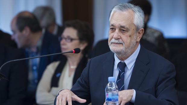 José Antonio Griñán, expresidente de la Junta de Andalucía, durante su declaración en el juicio del caso ERE