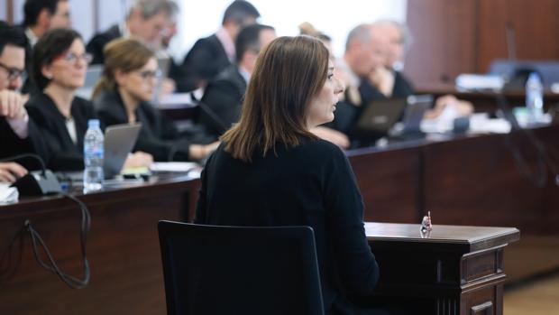 Rosario Lobo, exjefa de servicio de fiscalización de la Junta, durante su declaración
