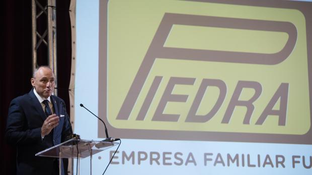 Francisco Javier Piedra Trujillo, director gerente de la firma, ayer en el Círculo de la Amistad