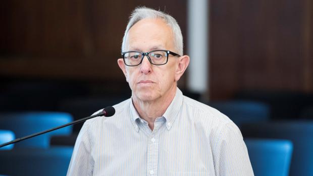 El excoordinador de la viceconsejería de Empleo Rafaél Ángel Silva, durante su declaración