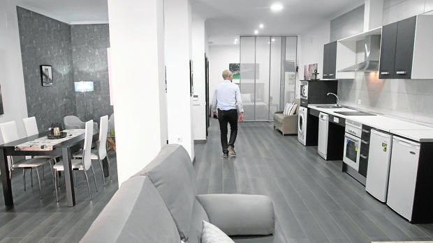 Imagen de uno de los «lofts» de Injupisa adaptados para personas con discapacidad