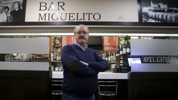 Francisco Cano, propietario del bar Miguelito