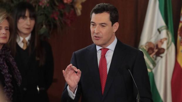 Moreno Bonilla, durante la toma de posesión