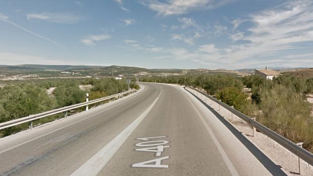 Carretera donde ha tenido lugar el accidente