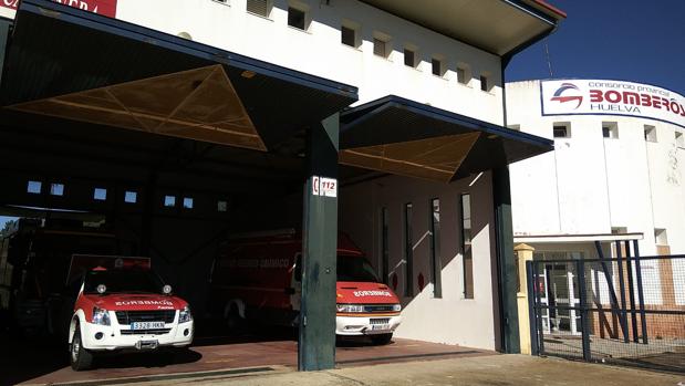Instalaciones de un parque de bomberos del Consorcio Provincial de Huelva