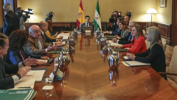 Primer consejo de Gobierno en Sevilla