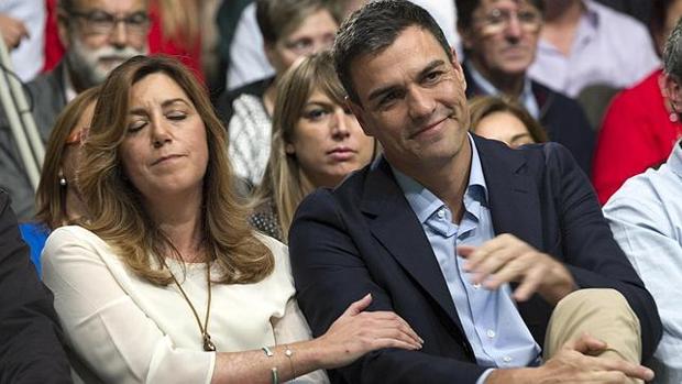 Susana Díaz y Pedro Sánchez