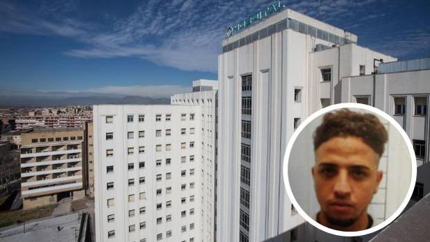 Imagen del preso fugado del Hospital Virgen de las Nieves de Granada.