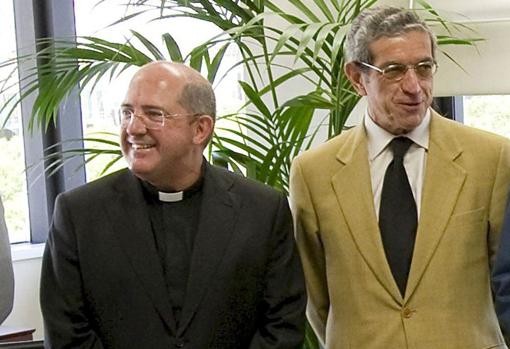 Santiago Gómez Sierra (Cajasur) y Braulio Medel