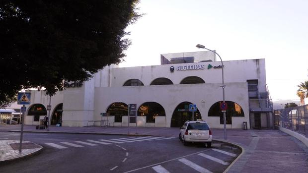 Imagen de la estación de ferrocarril de Algeciras