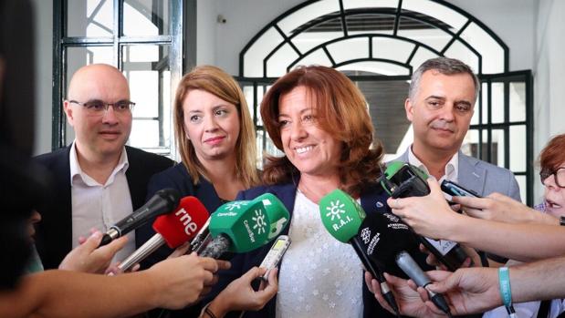 Mar Hormigo, secretaria de Ciudadanos, en declaraciones a los periodistas