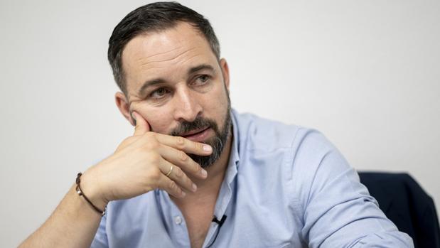 Santiago Abascal, en la entrevista a ABC