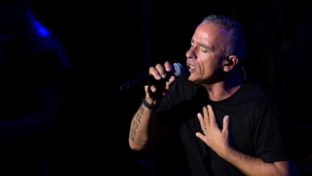 Ramazzotti, en un momento de su concierto del pasado domingo en Marbella