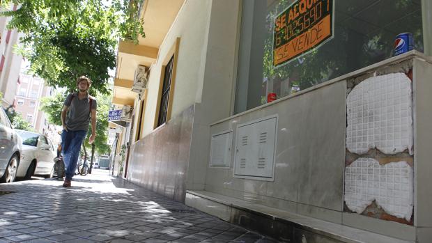 Lugar de los hechos en la calle Infanta Doña María