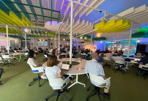 Un momento de la presentación este miércoles en el edificio Green Lemon de Málaga TechPark