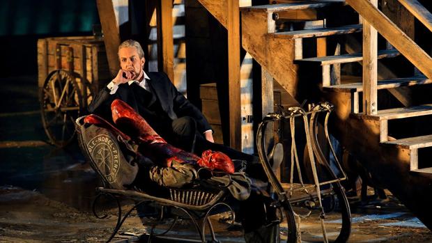 Escena de la ópera «La valquiria» de Wagner
