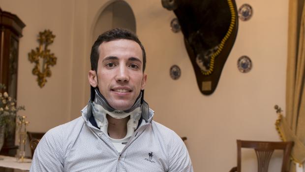 El torero David de Miranda, en el postoperatorio tras sufrir una lesión cervical