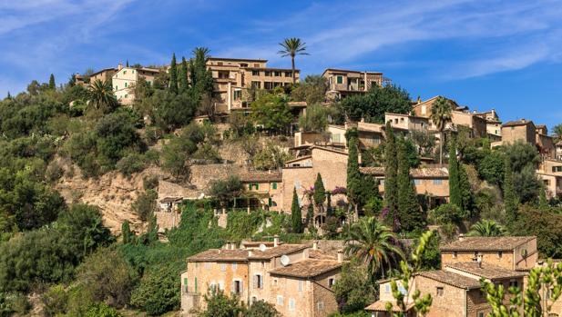 Municipio de Deià, situado en la Sierra de Tramontana, en Palma de Mallorca