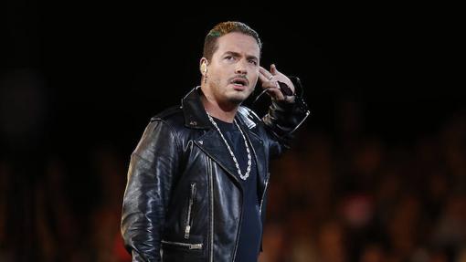 El cantante colombiano J. Balvin durante el 58º Festival de la Canción de Viña del Mar