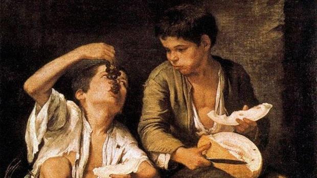 «Niños comiendo uvas y melón», una imagen de la Sevilla que conoció Murillo
