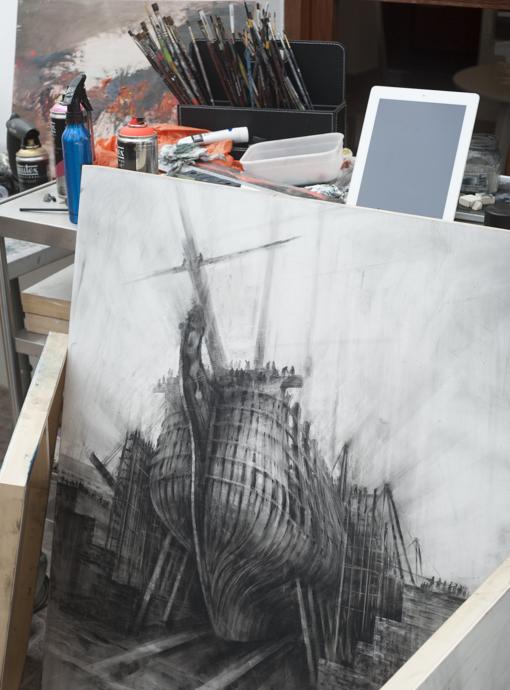 El Santísima Trinidad, en plena construcción en La Habana