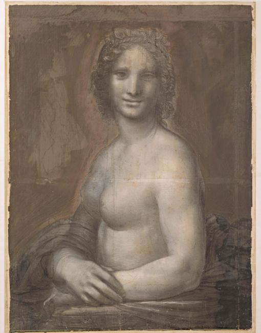 El dibujo de «La Gioconda desnuda»