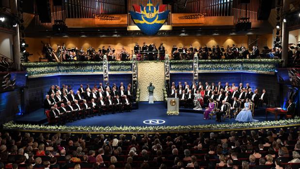 Ceremonia de entrega de los premios Nobel en 2017, año en el que Kazuo Ishiguro ganó el de Literatura