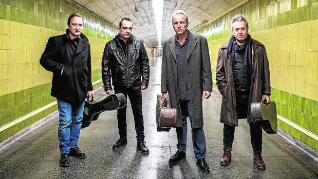 Los integrantes de Hombres G