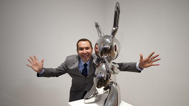 Jeff Koons, con su obra «Rabbit»