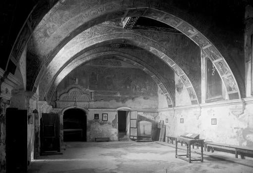 Imagen de la Sala Capitular en las fotos antiguas antes de la destrucción en 1936