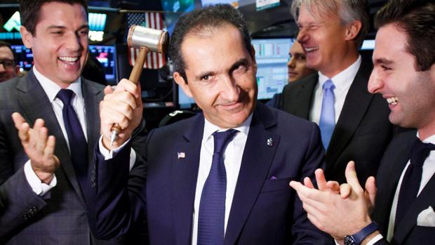 Patrick Drahi, en la Bolsa de Nueva York, en junio de 2017