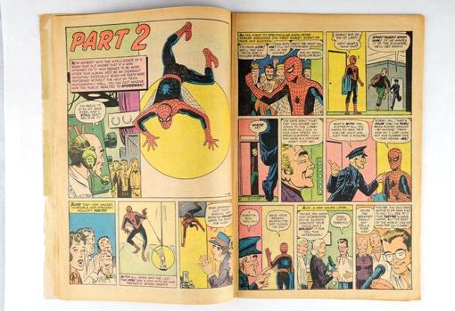 El cómic fue la primera aparición íntegra de Spider-Man