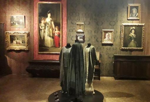 Obras del padre y el hijo, en la exposición