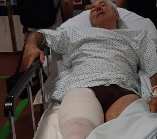Murteira, tras ser intervenido
