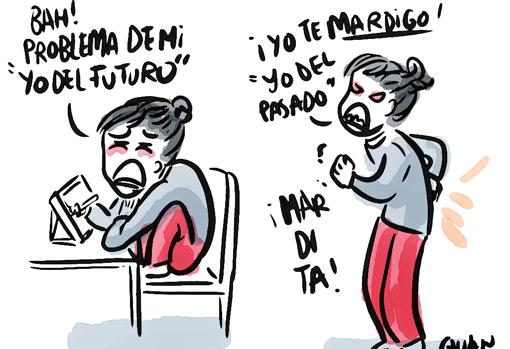 Detalle de una de las ilustraciones de la autora