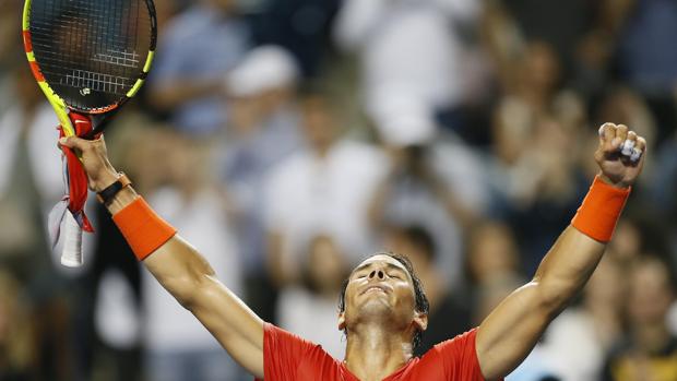 Nadal tras ganar el partido de hoy