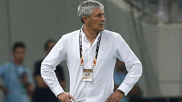 Quique Setién, técnico del Betis