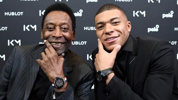 Pelé, con Mbappé