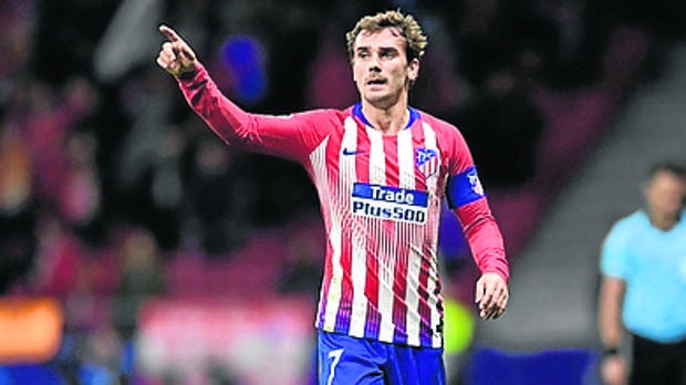 Antoine Griezmann, en un partido de la pasada temporada con el Atlético de Madrid
