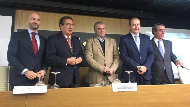 Álvaro Guillén, Antonio Pulido, Javier Carnero, Luis Osuna y Alfredo Vázquez
