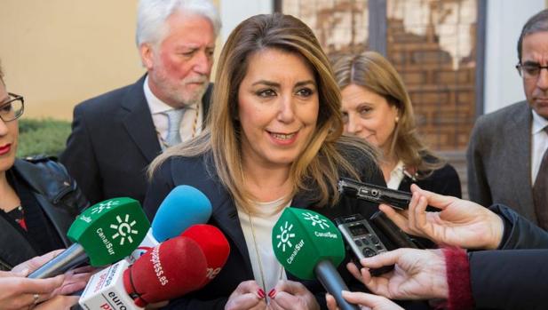 La presidenta de la Junta de Andalucía, Susana Díaz