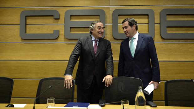 Juan Rosell y Antonio Garamendi, su posible sustituto