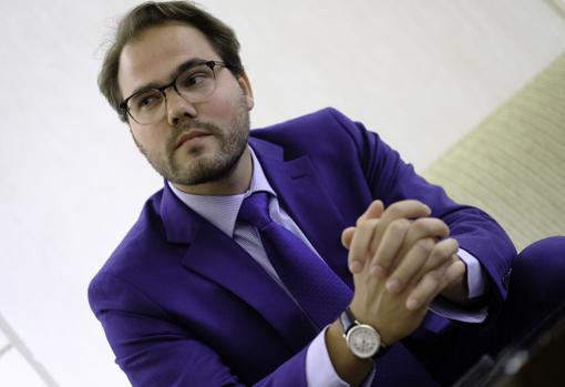 Alvise Lennkh, durante la entrevista con ABC