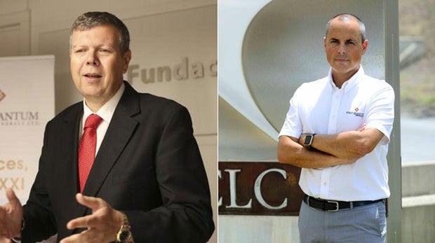 Iaian Anderson (i) dimite como consejero delegado de Cobre Las Cruces y le sustituye Juan Pedro Soler (d)